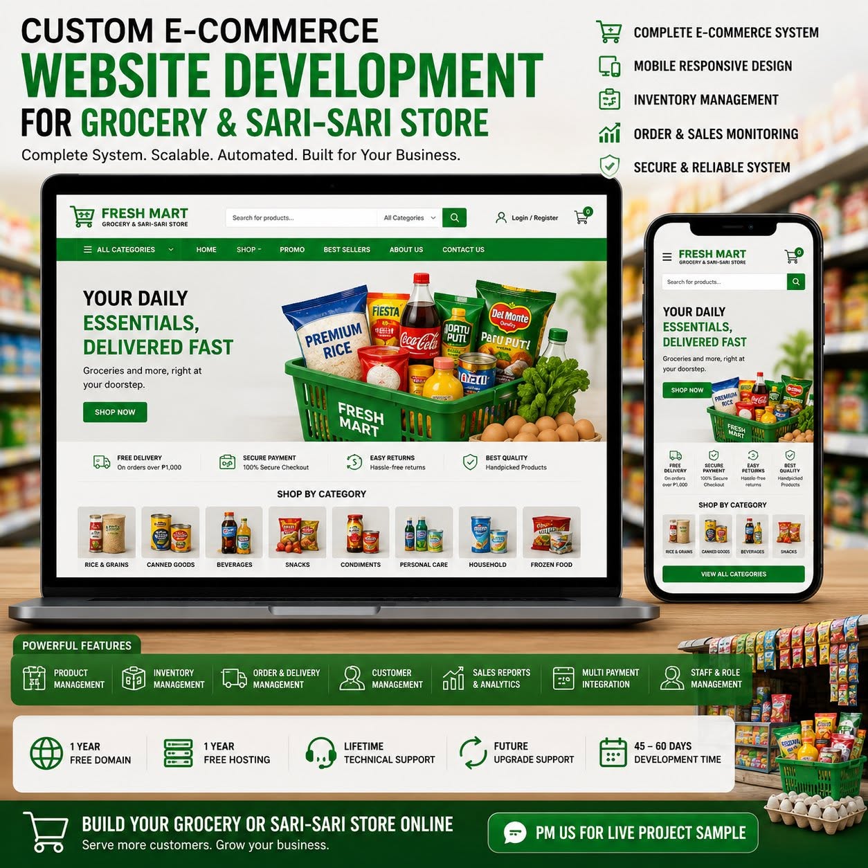 Grocery and Sari-Sari Store System
