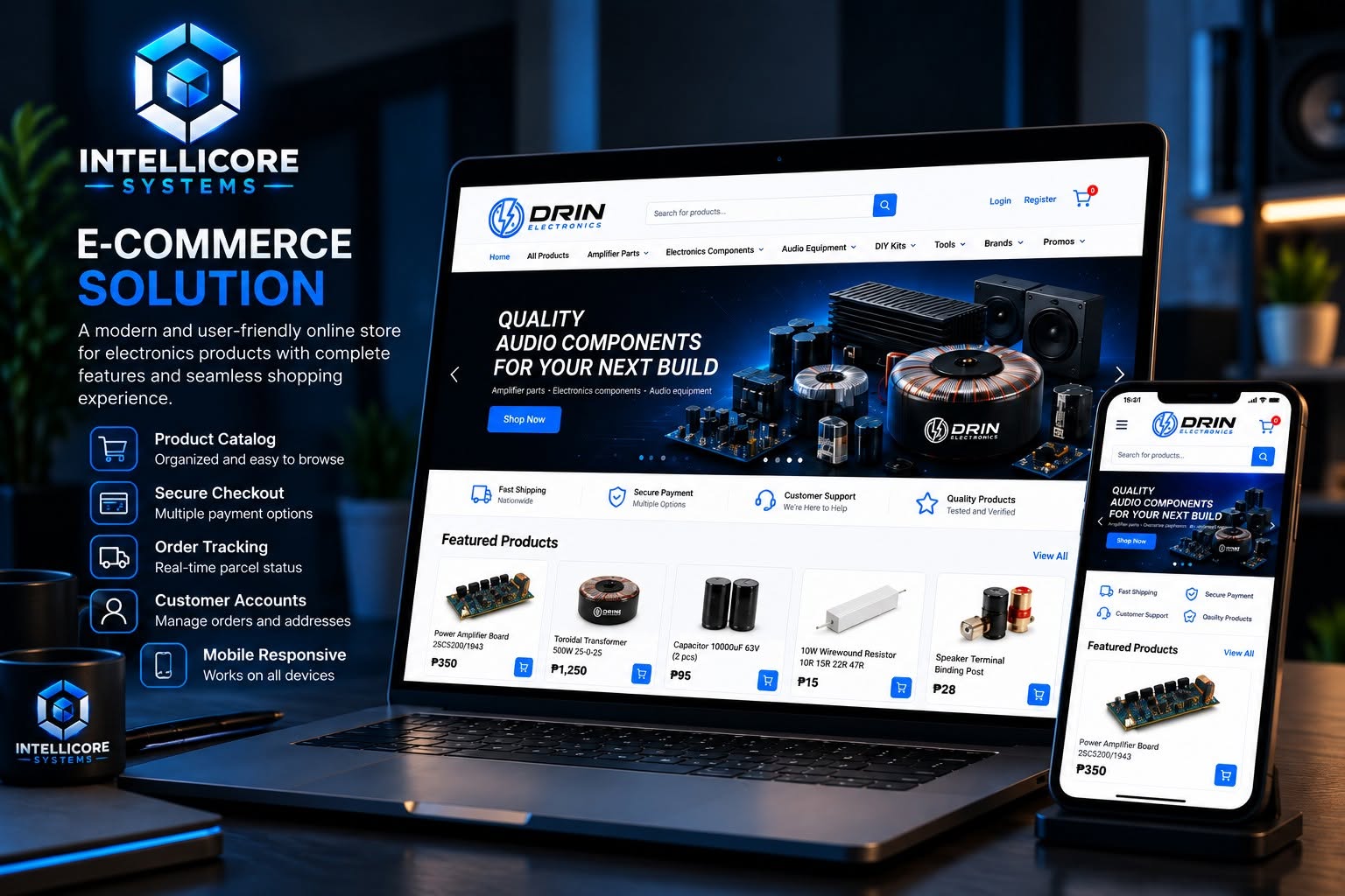 Drin Electronics E-Commerce Platform